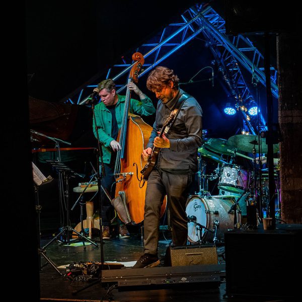 Kalmari Quartet esiintyy Teatteri Kiisun lavalla Outokummun OutoJazz-festivaalilla