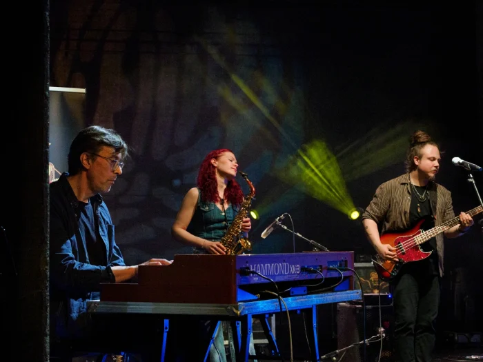 Tatu ja Tutkimusmatkailijat esiintyy lavalla OutoJazz 2026